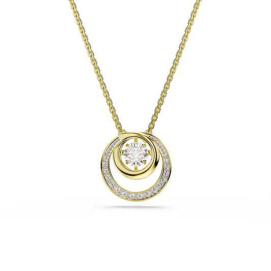 Swarovski Collana Pendente Dorata Hyperbola