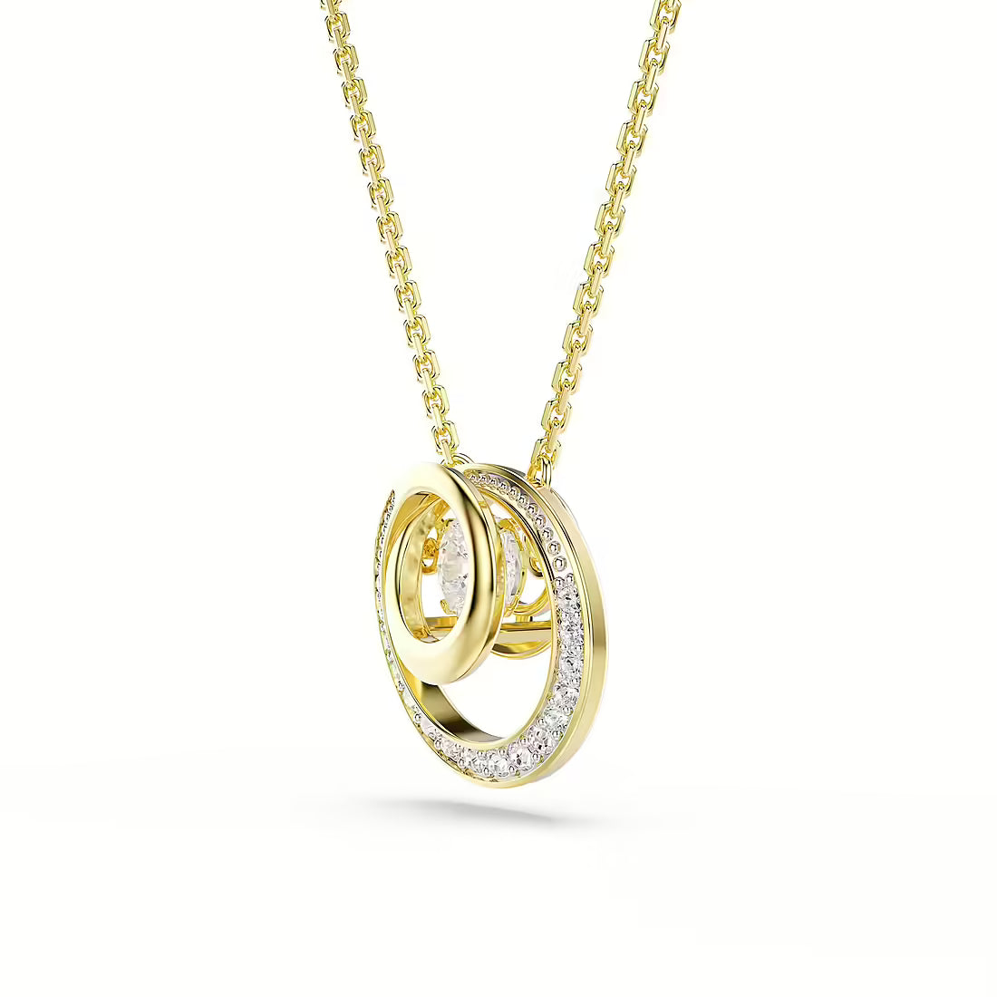 Swarovski Collana Pendente Dorata Hyperbola