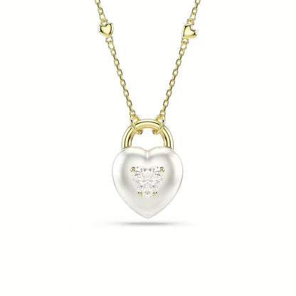 Swarovski Collana Cuore Pendente Idyllia