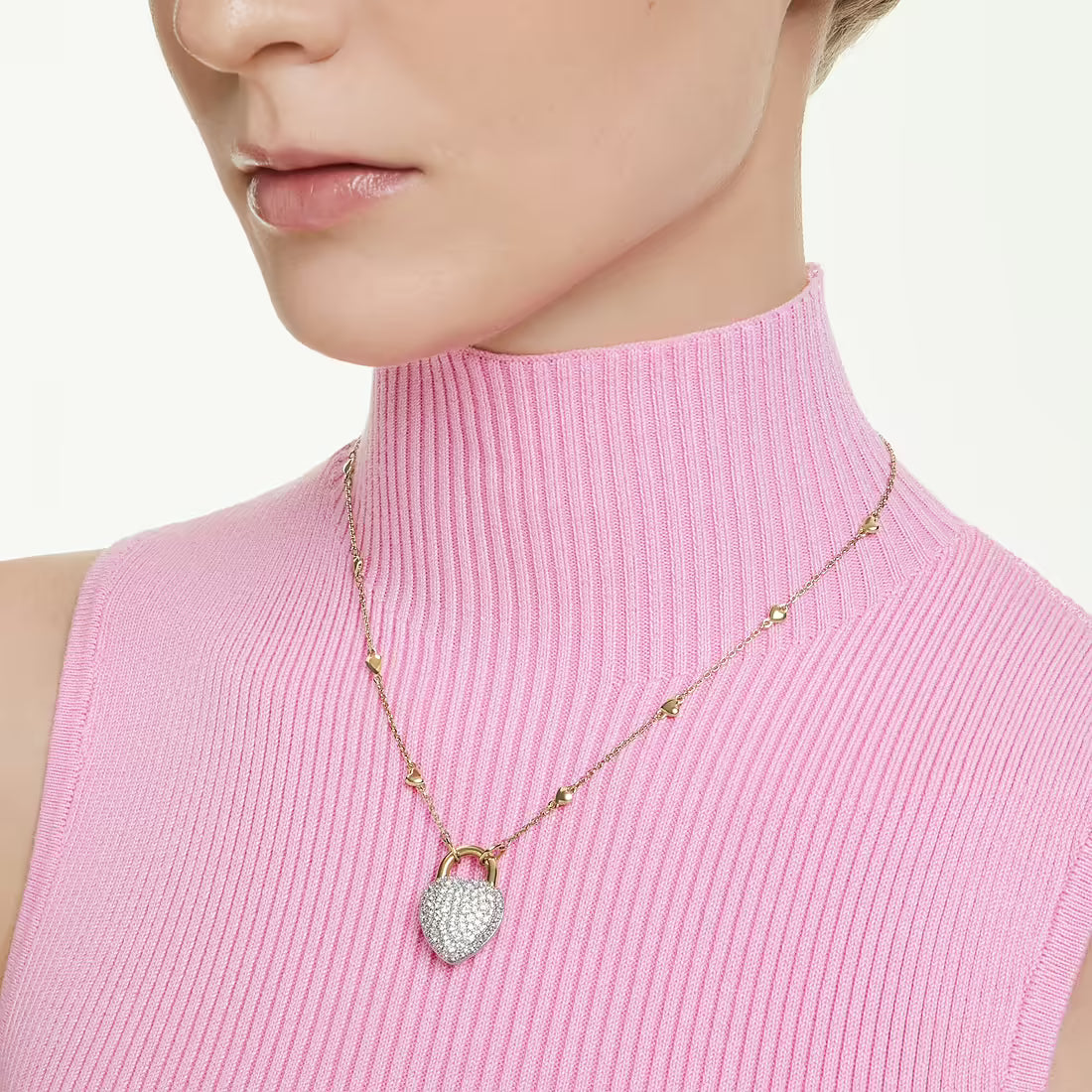 Swarovski Collana Cuore Pendente Idyllia