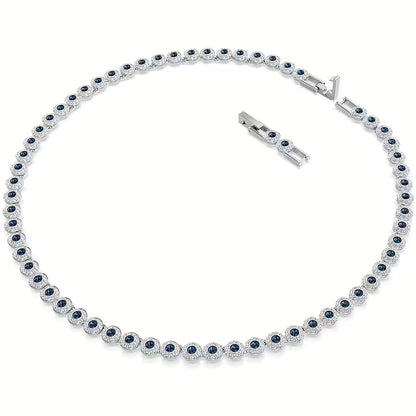 Swarovski Collana Una Angelic Blu