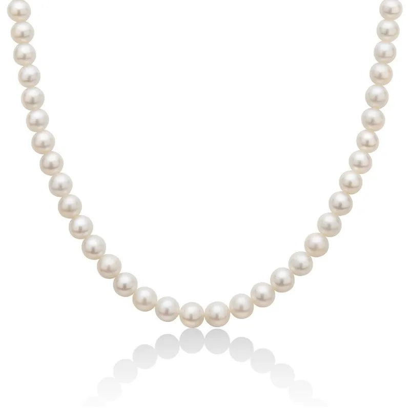 Miluna Collana Di Perle 7-7,5