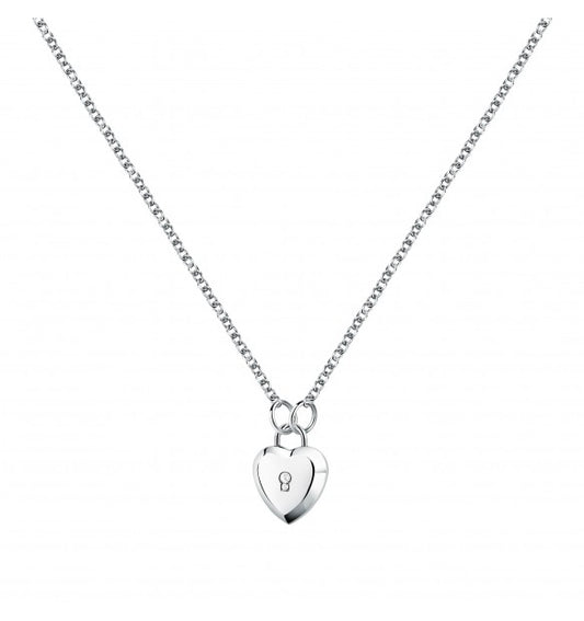 Karl Lagerfeld Collana Con Cuore A Lucchetto