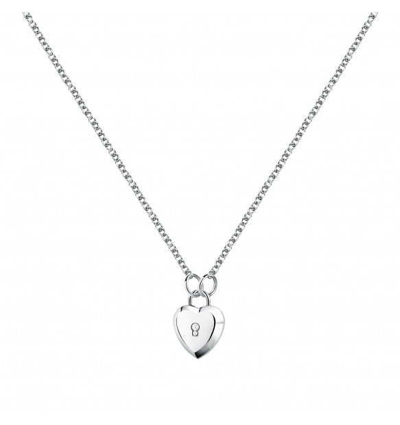 Karl Lagerfeld Collana Con Cuore A Lucchetto