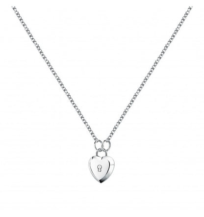 Karl Lagerfeld Collana Con Cuore A Lucchetto