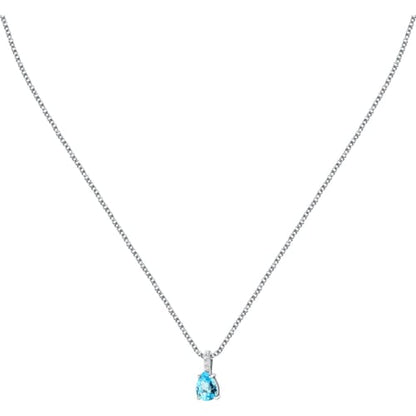 Morellato Collana con Zircone Azzurro A Goccia