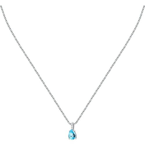 Morellato Collana con Zircone Azzurro A Goccia