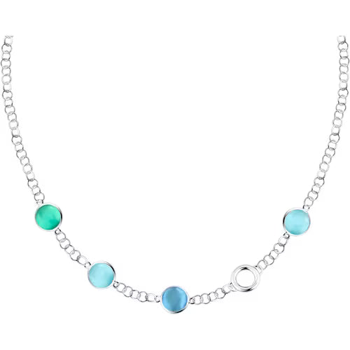 Morellato Collana Venezia Catena con Pietre Azzurre e Blu