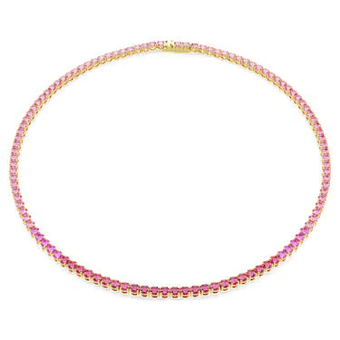 Swarovski Collana Tennis Matrix Rosa