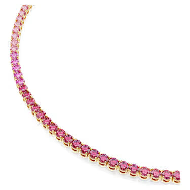 Swarovski Collana Tennis Matrix Rosa