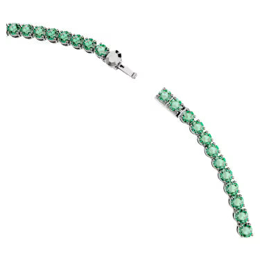 Swarovski Collana Tennis Matrix Verde