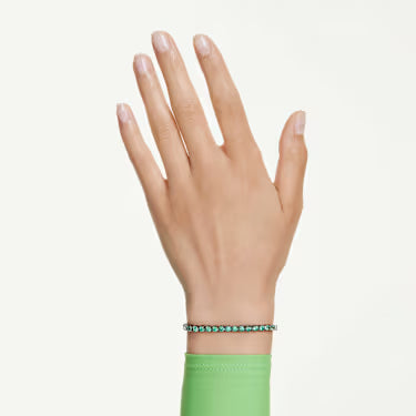Swarovski Bracciale Tennis Matrix Verde