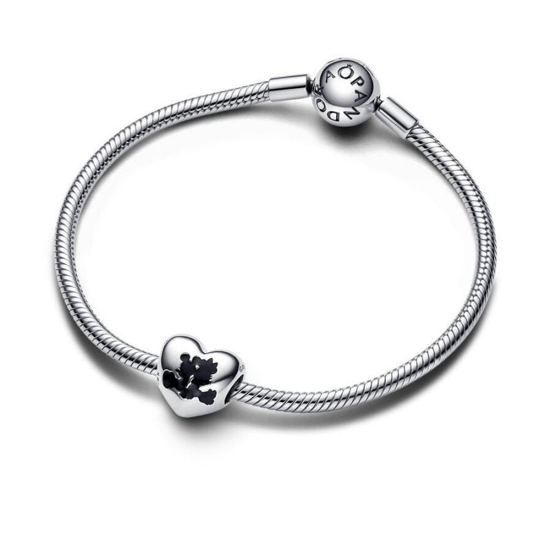 Pandora Charm Disney, Cuore Mickey & Minnie "Always Forever"