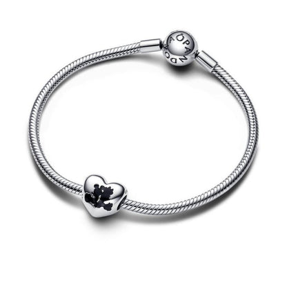 Pandora Charm Disney, Cuore Mickey & Minnie "Always Forever"