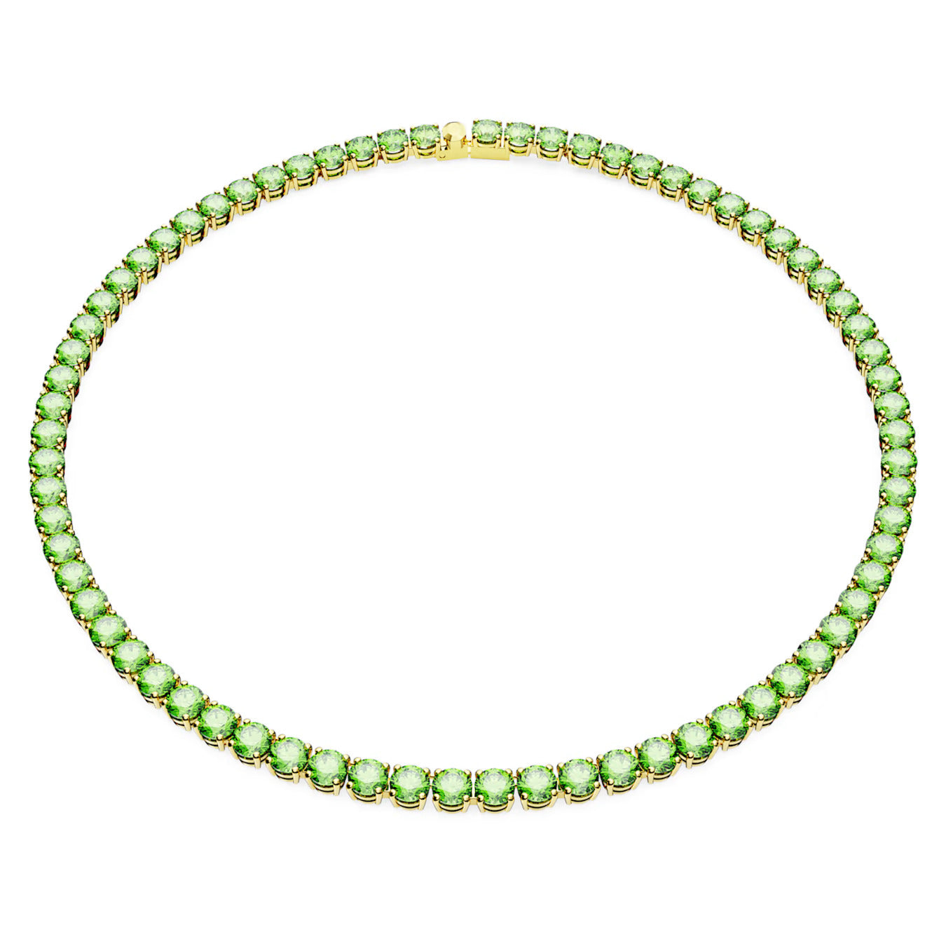 Swarovski Collana Matrix Tennis Verde