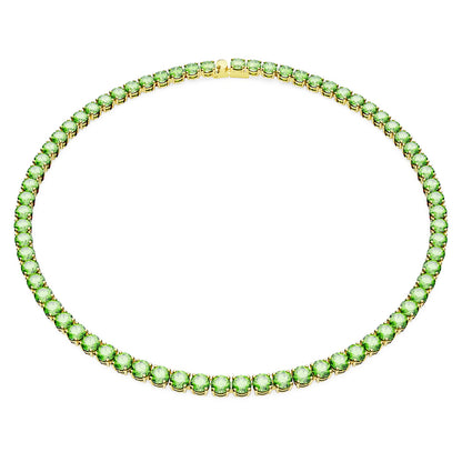 Swarovski Collana Matrix Tennis Verde