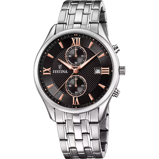 Festina Orologio Uomo Timeless Chronograph Nero F6854/7