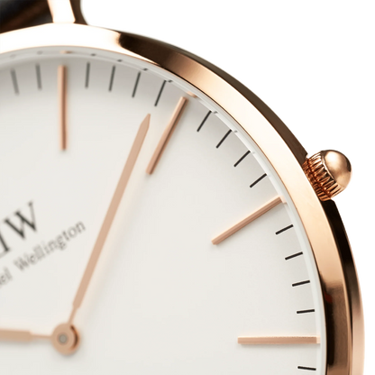 Daniel Wellington Orologio Classic St Mawes Rose Gold Marrone