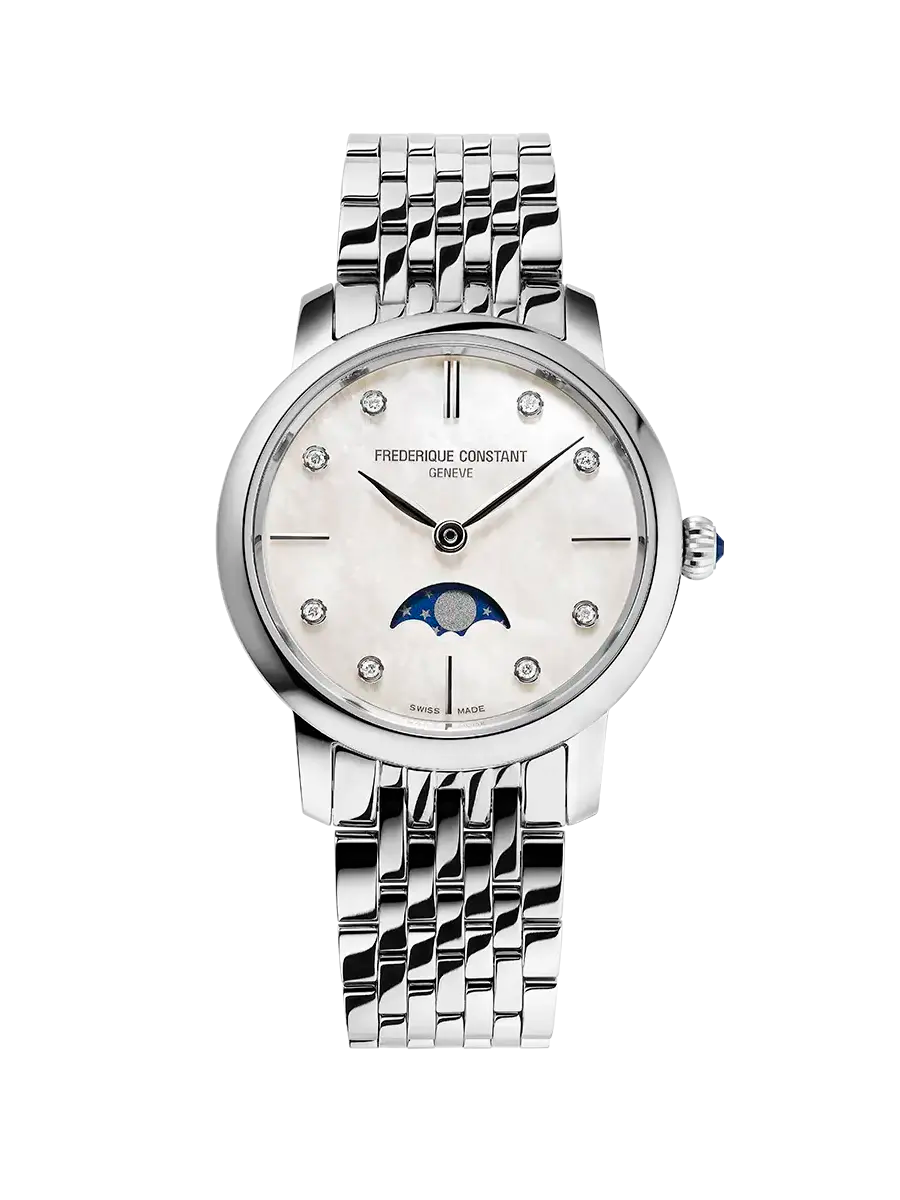 FC- Orologio Donna Classico Slimline Ladies Moonphase