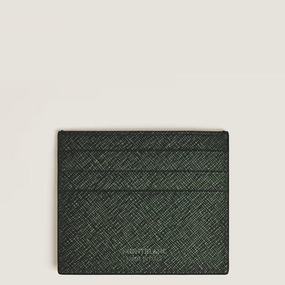 Montblanc Portacarte 6 Tasche in Pelle Sartorial Kaki 220390