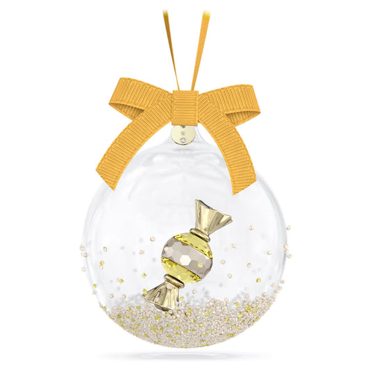 Swarovski Holiday Cheers Dulcis Decorazione Pallina Gialla