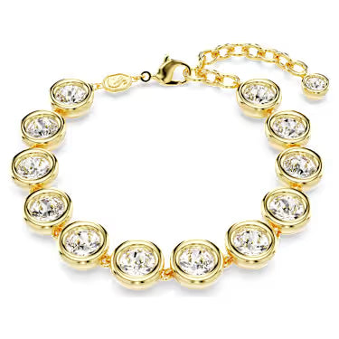 Swarovski Bracciale Tennis Dorato Imber