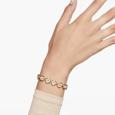Swarovski Bracciale Tennis Dorato Imber