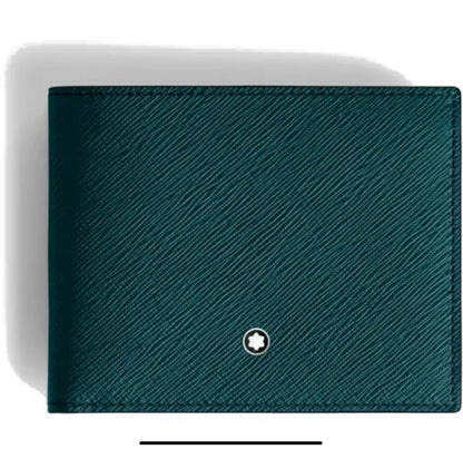 Montblanc Portafoglio 6 Scomparti Cyprus Blue 198870