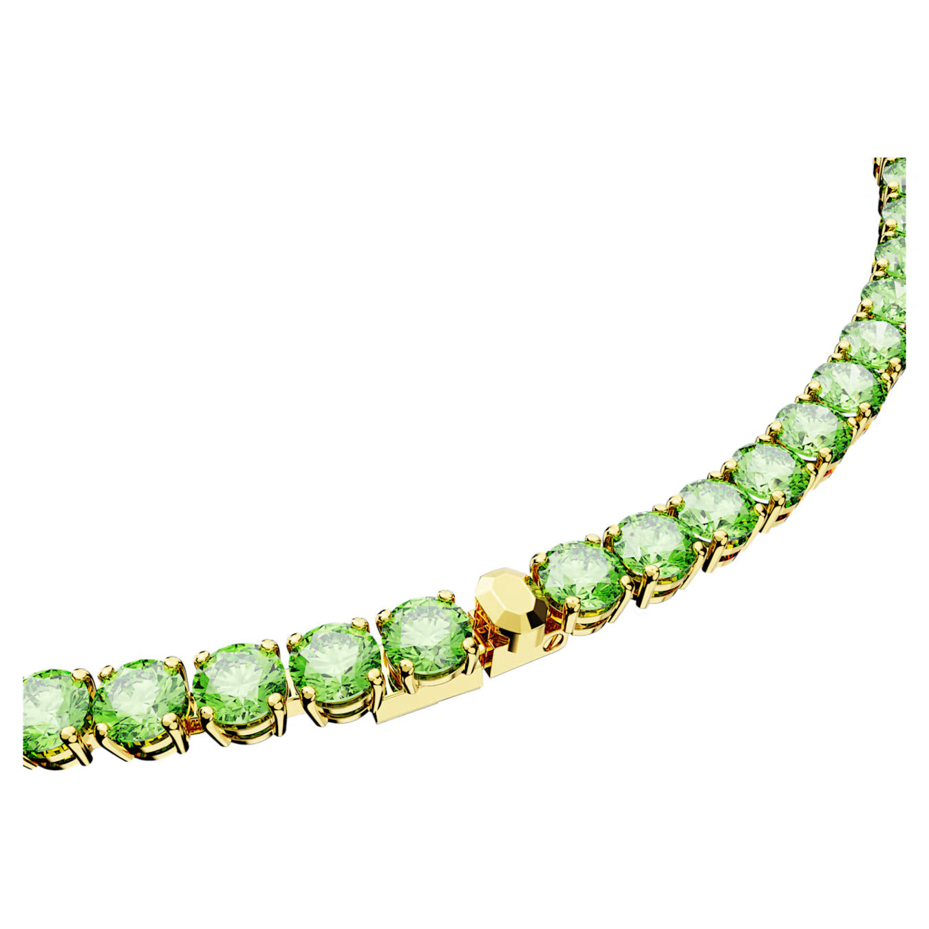 Swarovski Collana Matrix Tennis Verde