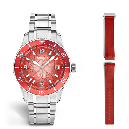 Montblanc Orologio Montblanc Iced Sea Automatic Date 0 Oxygen  Edizione Limitata - 300 Esemplari 135762