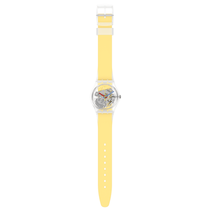 Swatch Orologio Clearly Yellow Striped