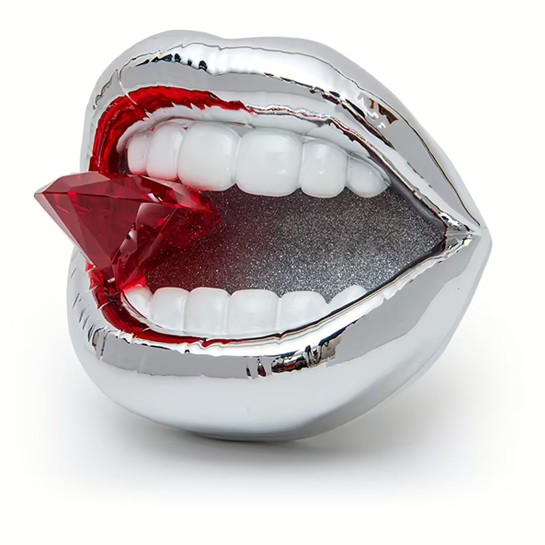 Sequenze Girl's Best Friend Bocca Argentata con Diamante