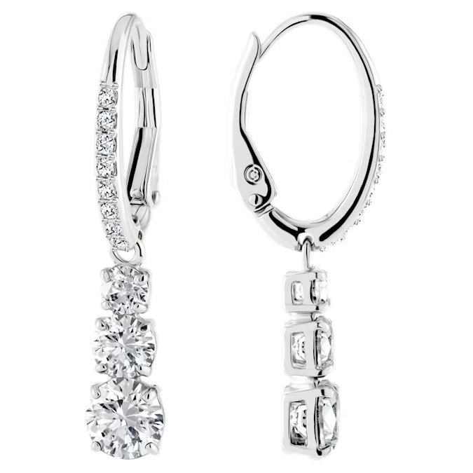 Swarovski Orecchini A Cerchio Attract Trilogy