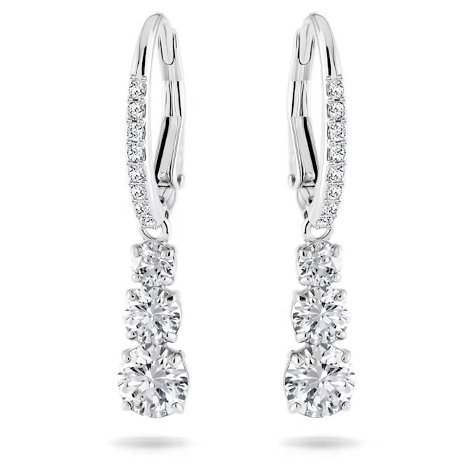 Swarovski Orecchini A Cerchio Attract Trilogy