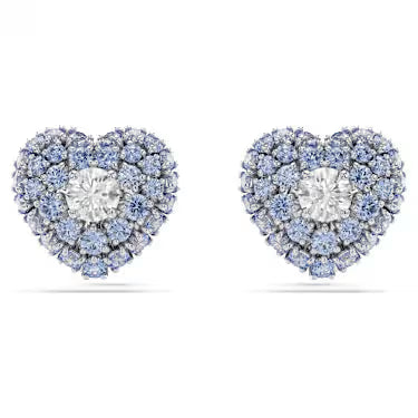Swarovski Orecchini A Lobo Idyllia Con Il Cuore Blu