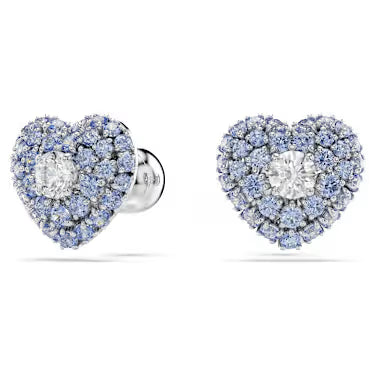 Swarovski Orecchini A Lobo Idyllia Con Il Cuore Blu