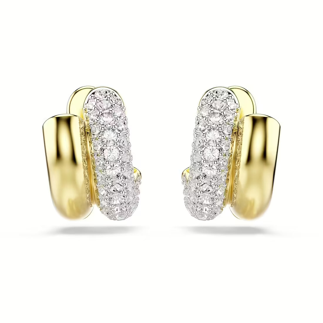 Swarovski Orecchini Dorati a Cerchio Dextera