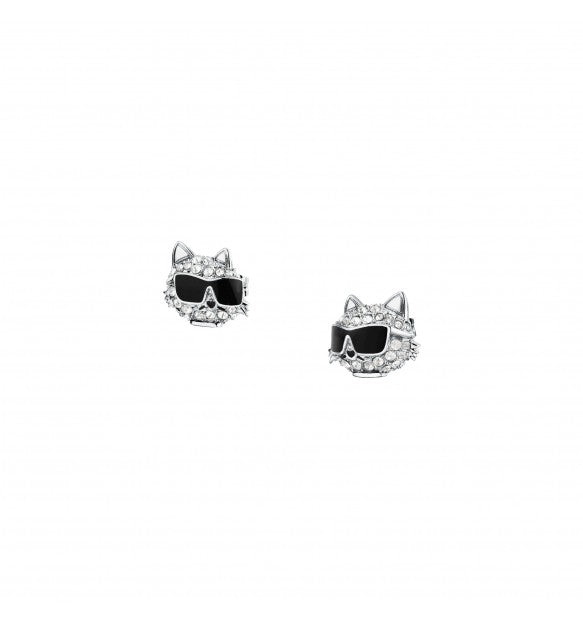 Karl Lagerfeld Orecchini Con Logo Gatto