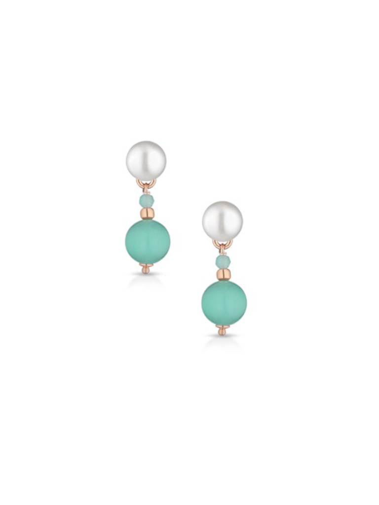 Le Lune Orecchini Pendenti con Amazonite