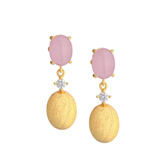 Marcello Pane Orecchini Milky Rosa