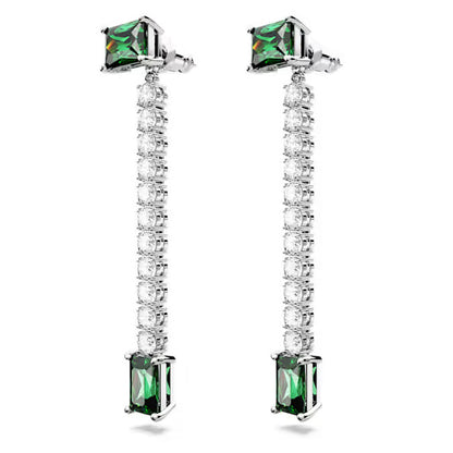 Swarovski Orecchini Pendenti Matrix Verdi
