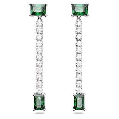 Swarovski Orecchini Pendenti Matrix Verdi