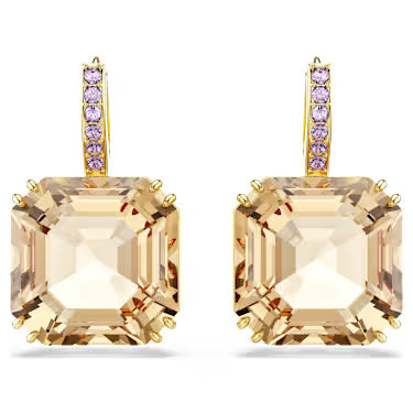 Swarovski Orecchini Pendenti Millenia Dorati