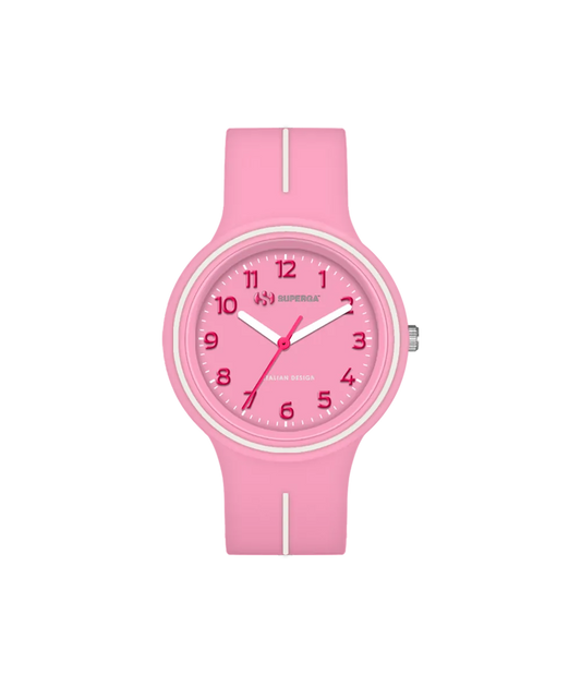 Superga Orologio Bambina Colorful Rosa e Bianco