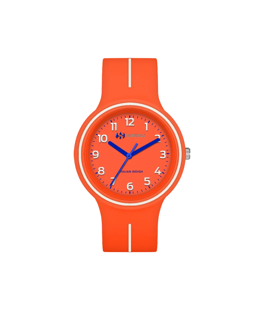 Superga Orologio Bambina Colorful Arancione e Bianco