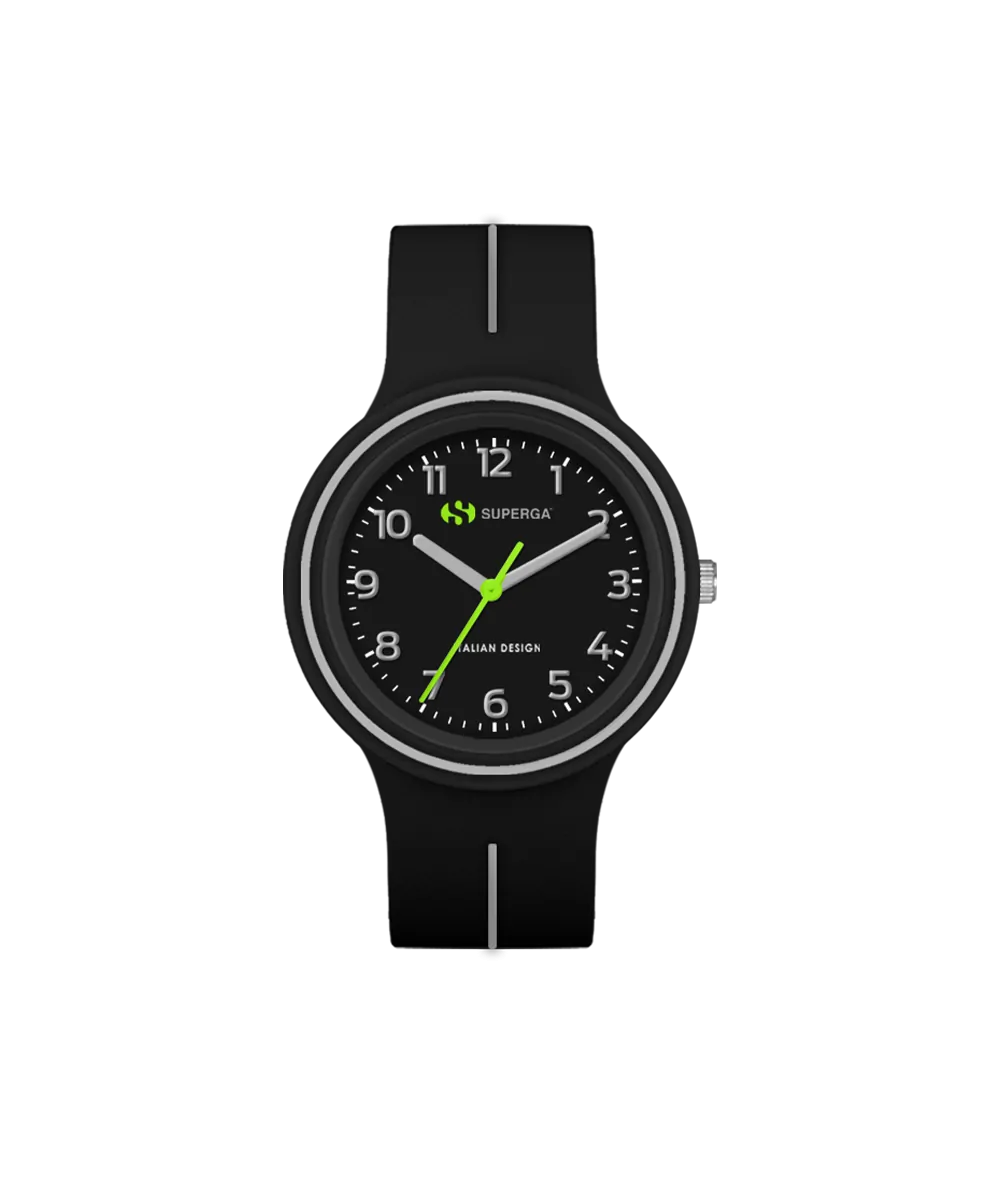 Superga Orologio Bambino Colorful Nero e Bianco