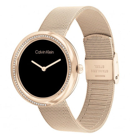 Calvin Klein Orologio Donna Rosato Solo Tempo Sculptural Twist