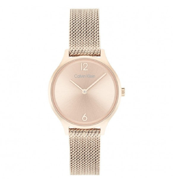 Calvin Klein Orologio Donna Rosato Solo Tempo Timeless H2