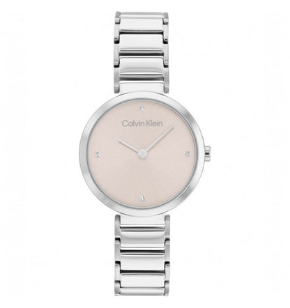 Calvin Klein Orologio Donna Solo Tempo Timeless Minimalistic T-Bar