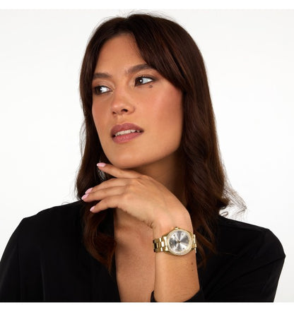 Karl Lagerfeld Orologio Donna Dorato Con Zirconi